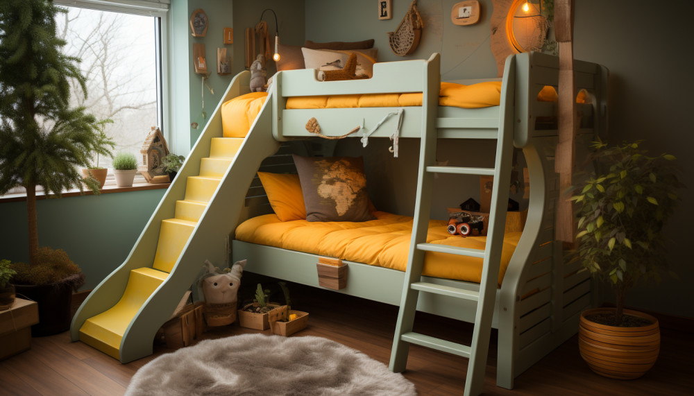 Autres - Chambre enfant : tout savoir sur le lit cabane toboggan