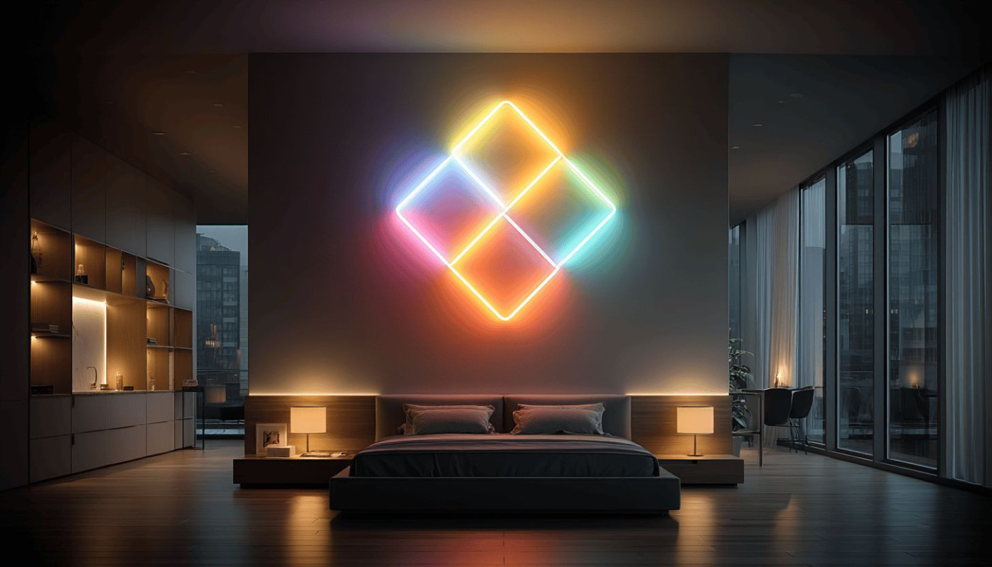 Comment les néons LED transforment l'ambiance des chambres modernes